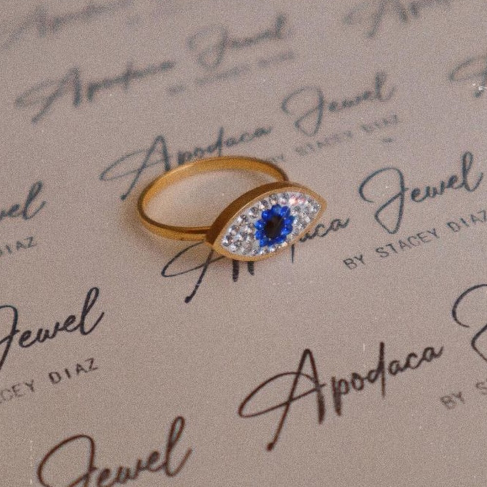 Evil eye ring ; Mal Ojo